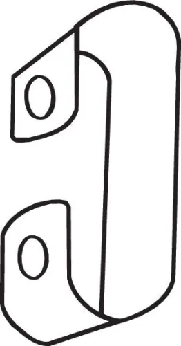 Houder, uitlaatsysteem