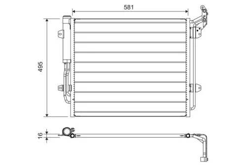 Condensor, airconditioning