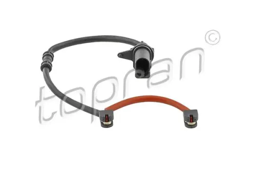 Waarschuwingscontact, remvoering-/blokslijtage