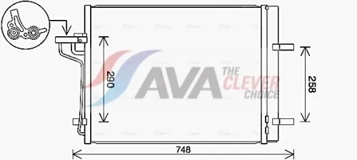 Condensor, airconditioning