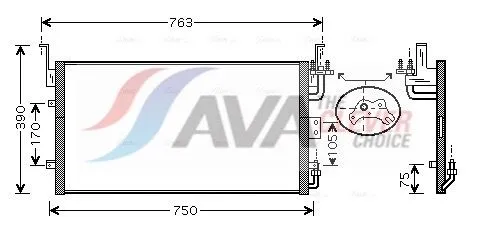 Condensor, airconditioning