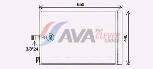 Condensor, airconditioning