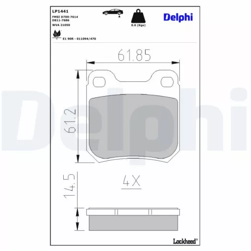 Remblokkenset, schijfrem
