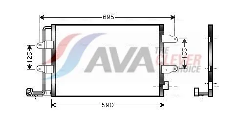 Condensor, airconditioning