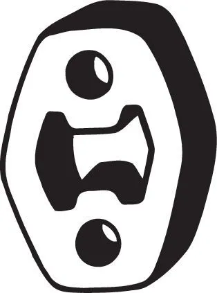 Houder, uitlaatsysteem