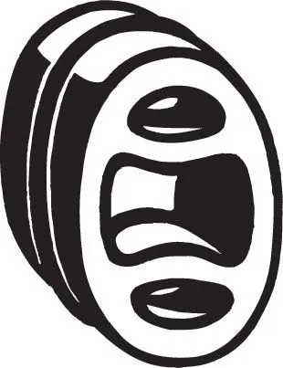 Houder, uitlaatsysteem