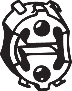 Houder, uitlaatsysteem