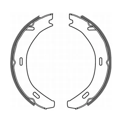 Remschoenset, parkeerrem