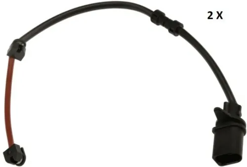 Waarschuwingscontact, remvoering-/blokslijtage