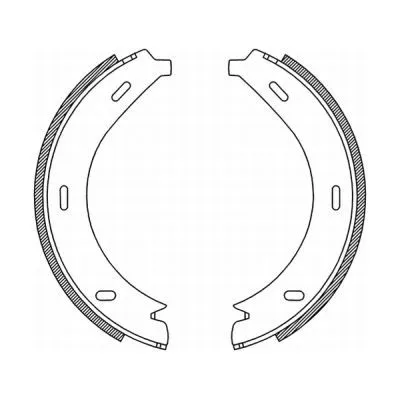 Remschoenset, parkeerrem