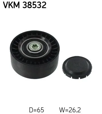 Geleide rol/omdraairol, Poly V-riem