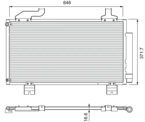 Condensor, airconditioning