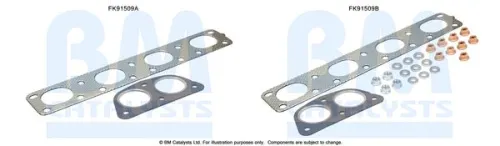 Montageset, katalysator