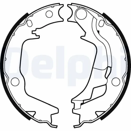 Remschoenset, parkeerrem