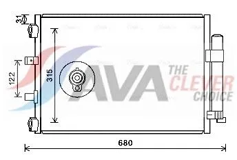 Condensor, airconditioning