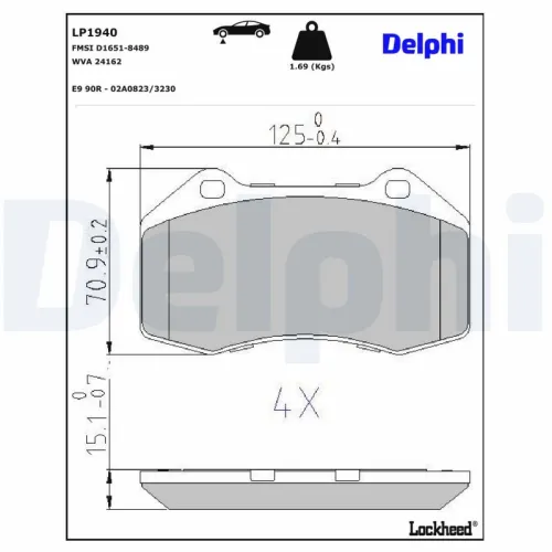 Remblokkenset, schijfrem