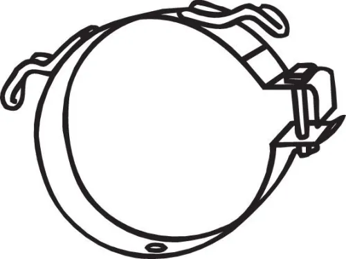 Houder, uitlaatsysteem