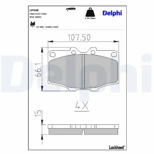 Remblokkenset, schijfrem