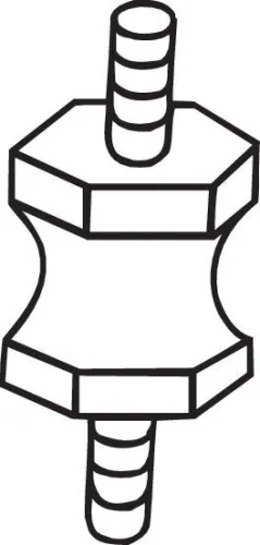 Houder, uitlaatsysteem