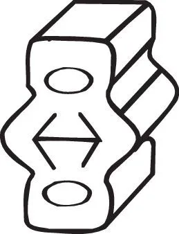 Houder, uitlaatsysteem